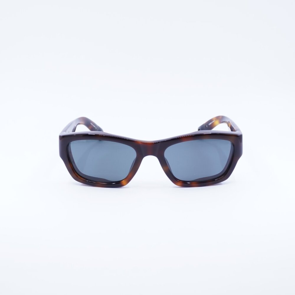 Jacquemus MERIDIANO JAC/9 C2 Sunglasses Dark Havana Rectangle Frame, Grey Lenses - Picture 2 of 11
